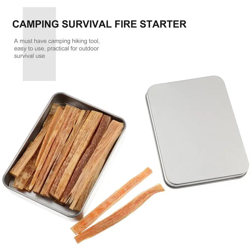 1 Box Camping Survival Fire Starter Outdoor Quick Fire Kit Firestarter Sticks Outdoor Emergency Camping Sports Fire Starter