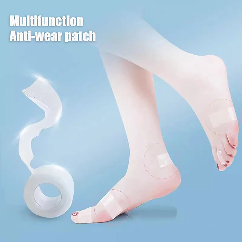 1pc 2.5x5m Invisible Anti-wear Tape Bandage Medical Plaster Foot Heel Sticker Tape Self-Adhesive Waterproof Patch Bandaid