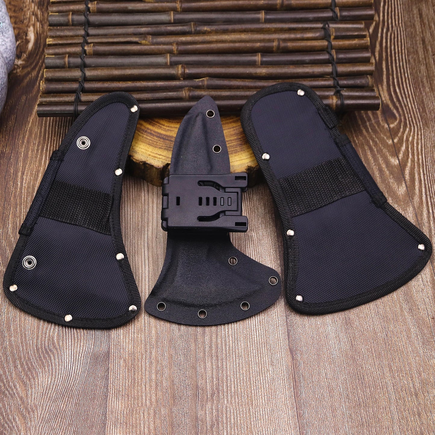 High-end hand-stitched nylon axe sheath, outdoor axe K sheath, suitable for tactical axe, camping axe, logging axe