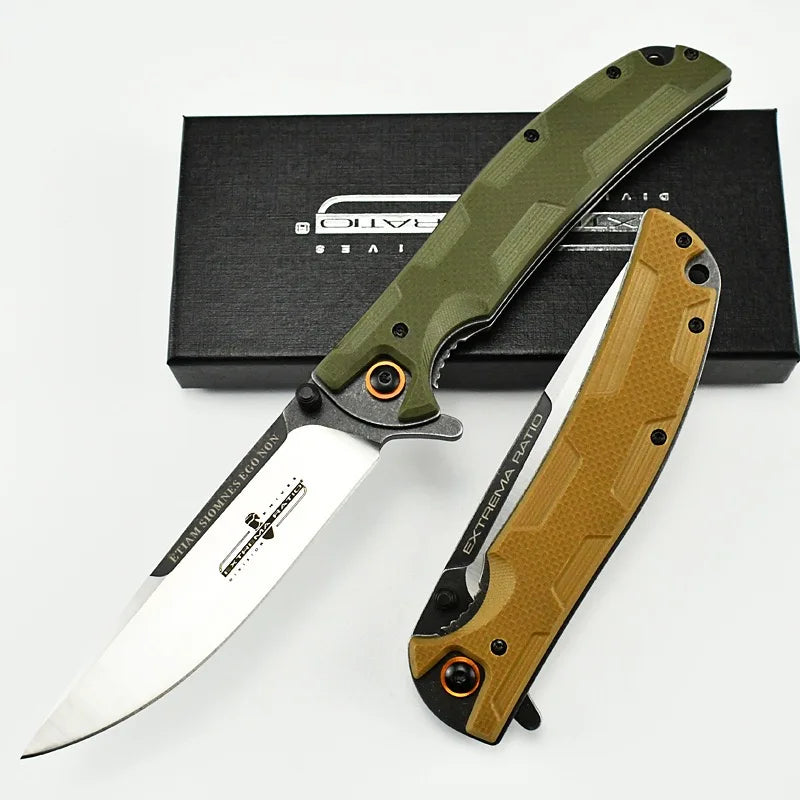 Extreme Force - Bulldozer Outdoor survival knife Camping hunting knife Emergency rescue tool Slice sharp fruit knife