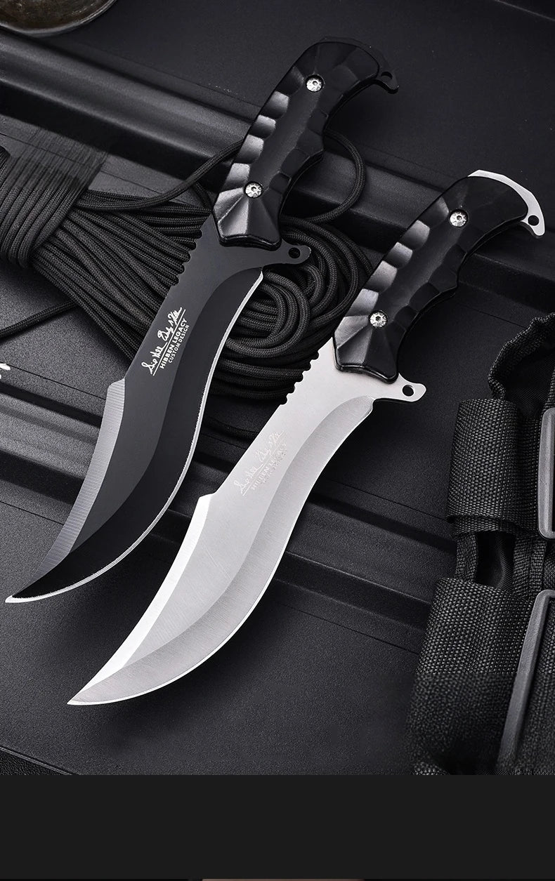 Portable knife outdoor camping straight knife, outdoor knife high hardness stainless steel fishing knife