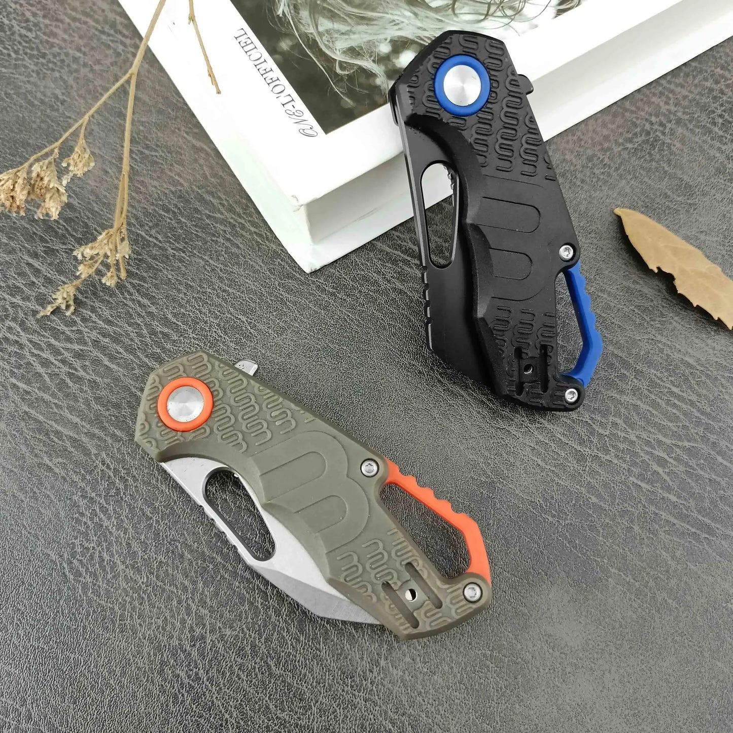 MKM F0332 Jackknife 8Cr13Mov Blade Nylon fiber handle Outdoor Camping Hiking Mini EDC Tactical Hunting knife Fishing tool knife