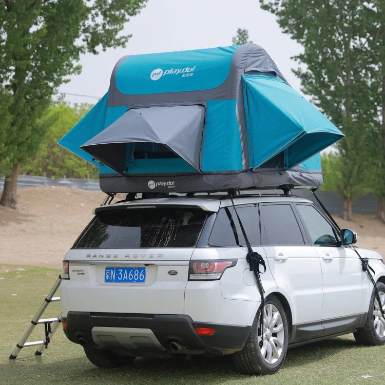 2-3 Person Inflatable Soft Cover Roof Top Tent SUV Camping Rooftop Tent For Car