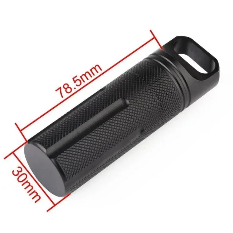 EDC Waterproof Survive Seal Box Container Capsule Dry Bottle Case Otdoor Hike Camp Medicine Match Pill Holder Storage Trunk