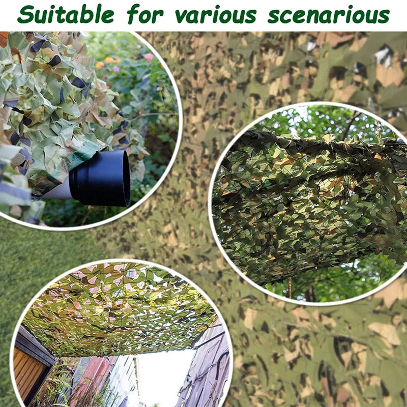 Camouflage net hunting camouflage net car tent awning shade mesh black green blue beige forest sun protection outdoor shading