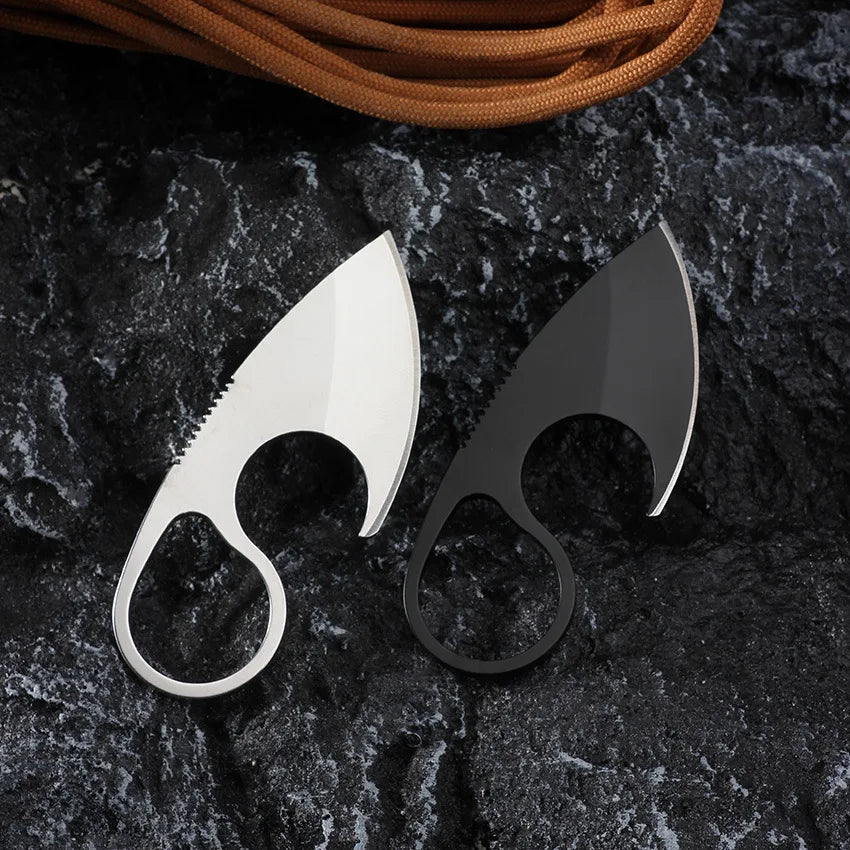 Necklace Knife Convenient K Sheath Ring Ornament Unpacking Essential Knife Stainless Steel Daily Portable Outdoor Knife