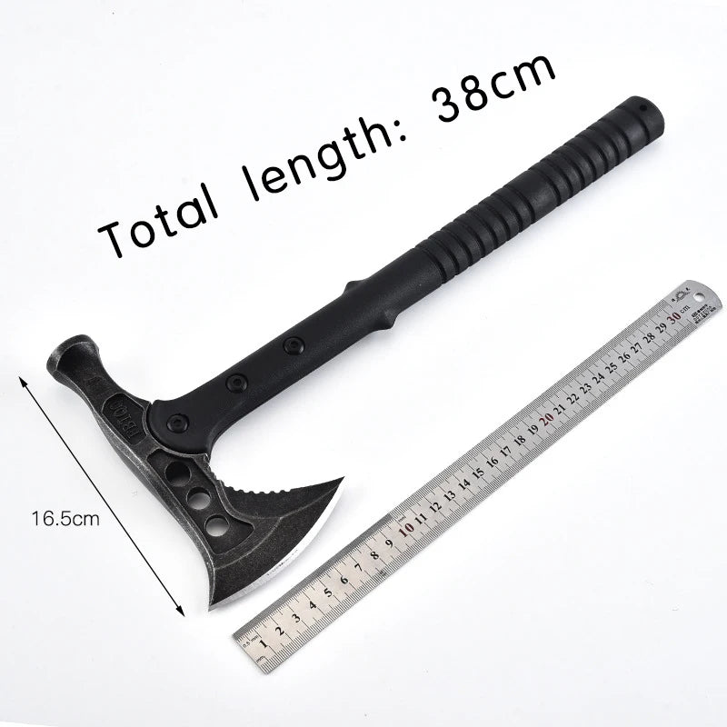 Outdoor wilderness hiking axe stainless steel warrior camping multifunctional emergency consumption survival axe