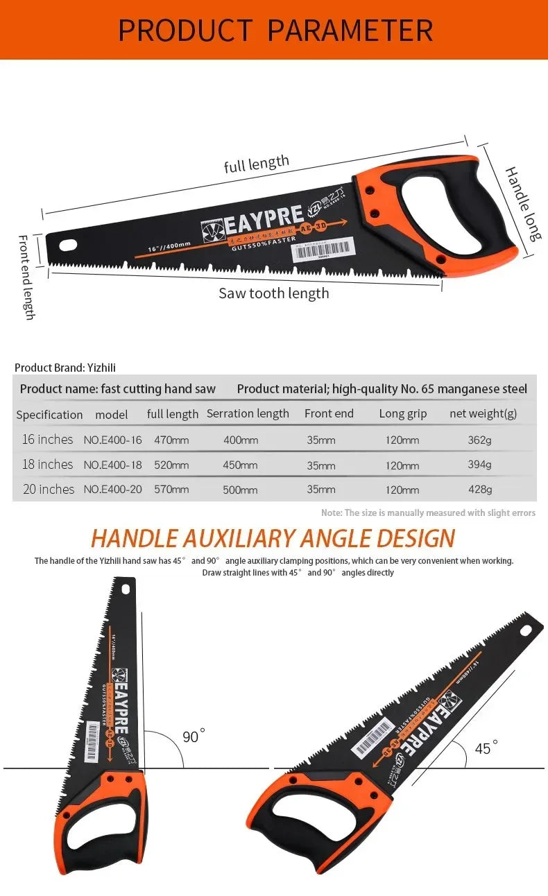 2024 Logging Saw Wood Folding Saw Outdoor For Camping SK5 Grafting Pruner for Trees Chopper Garden Tools Unility Knife Hand Saw