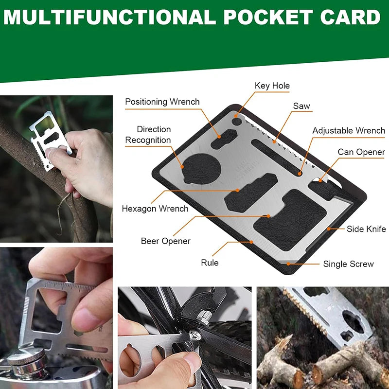 Multi-purpose Emergency Medical Supplies Portable Medical Kit for Outdoor Hunting, Hiking, Camping, etc. Outdoor First Aid Kit