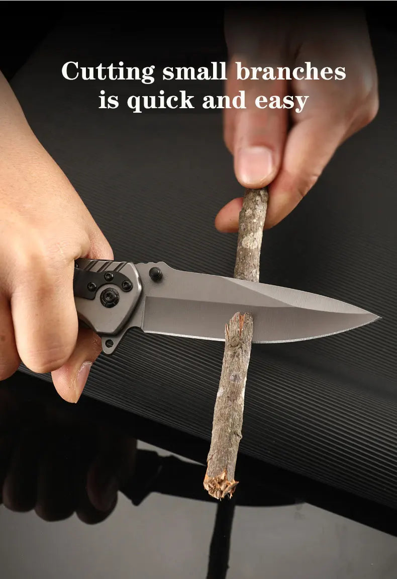 Outdoor multifunctional folding knife defense carry car survival field camping knife portable military knife fruit knife