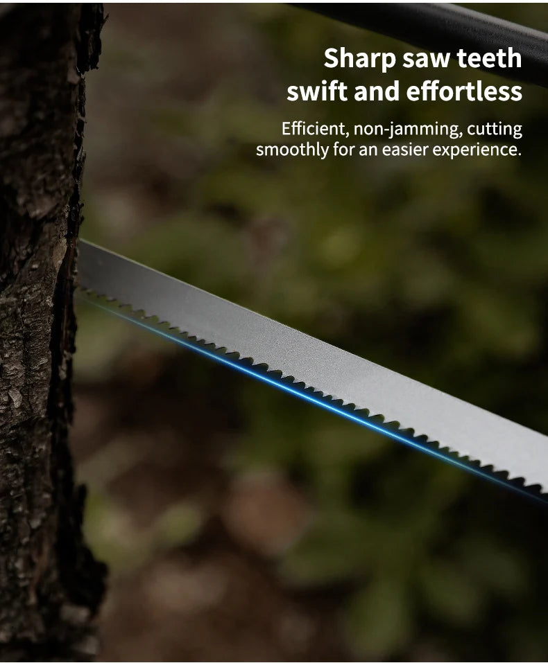 Multifunctional Folding Wood Saw Aluminium Alloy Hand Saw Portable Mini Garden Bucksaw for Outdoor Camping Survival