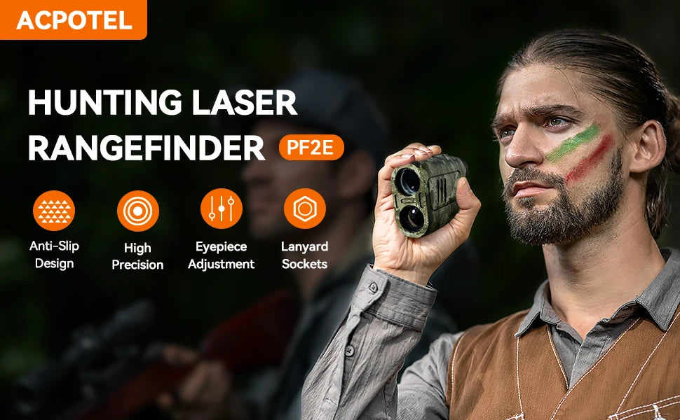 Mileseey PF2E Laser Rangefinder 400m 600M Yard/M  Mini 6x Telescope Distance Meter Angle Speed Measure For Golf,Hunting Finder