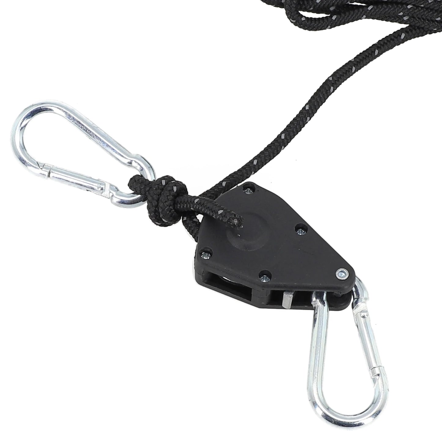 Secure and Fast Locking Tent Rope Hanger, Adjustable Lanyard Pulley Hook, Perfect for Outdoor Adventures and Sleeping Bags