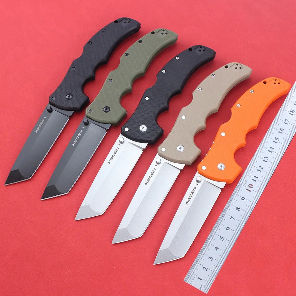 New Cold Pocket Folding Knives RECON 1 S35VN Steel Outdoor Military Tactical Survival Knife Portable G10 Handle Hunting Knife