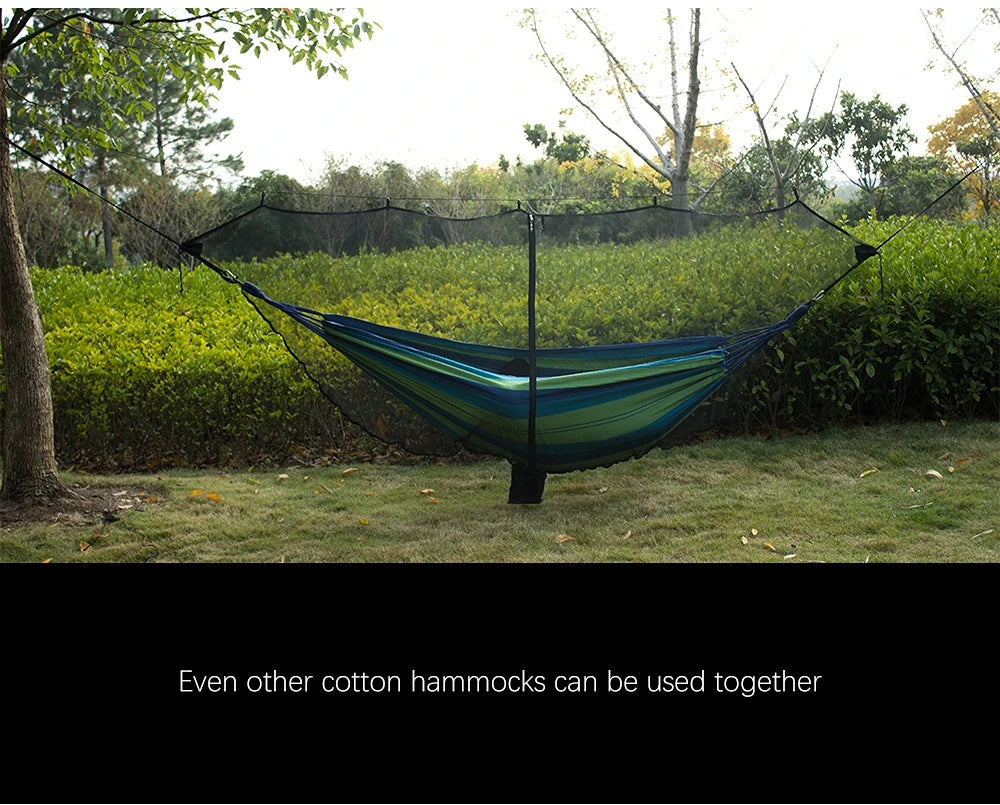 Outdoor Lightweight Travel Portable Separating Hanging Mosquito Net Bugs Net for Camping Hammock