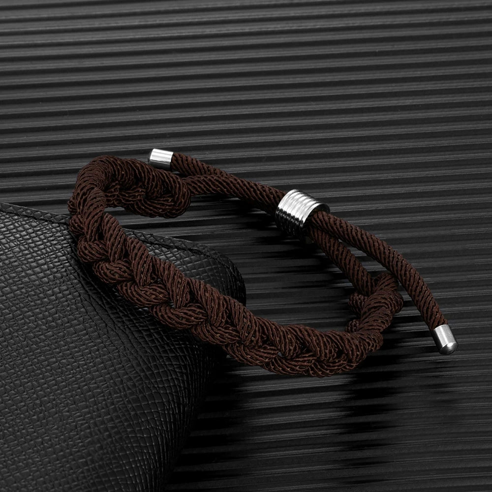 MKENDN Creative Design Shoelace Bracelet Adjustable Survival Bracelet Handmade Outdoor Camping Rescue Emergency Rope Bracelet