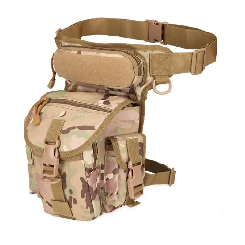 Tactics Multi-Purpose Thigh Belt Utility Leg Waist For Military Ride Drop Bag Pack Weapons Waterproof Pouch Fanny Hip Men