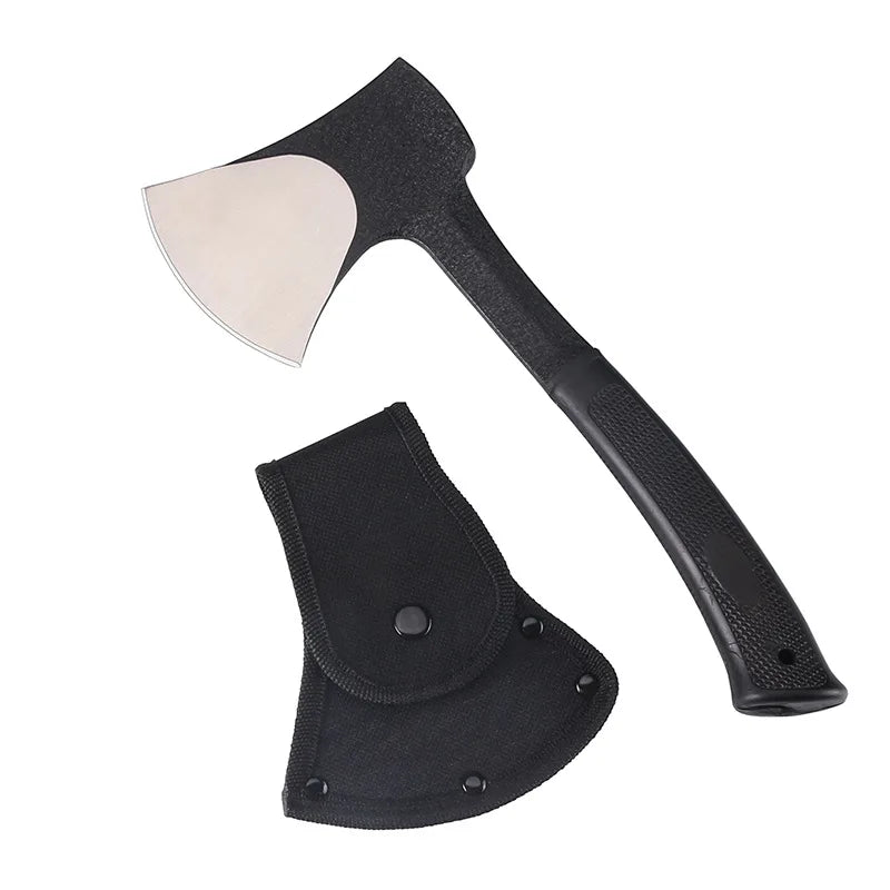 Practical Axe for Outdoor Campsite Axe, High Hardness Fire Fighting Axe, Easy to Carry Chopstick Hammer Axe