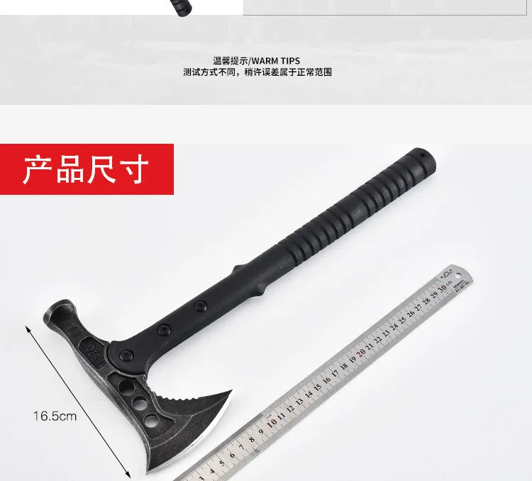 Outdoor wilderness hiking axe stainless steel warrior camping multifunctional emergency consumption survival axe