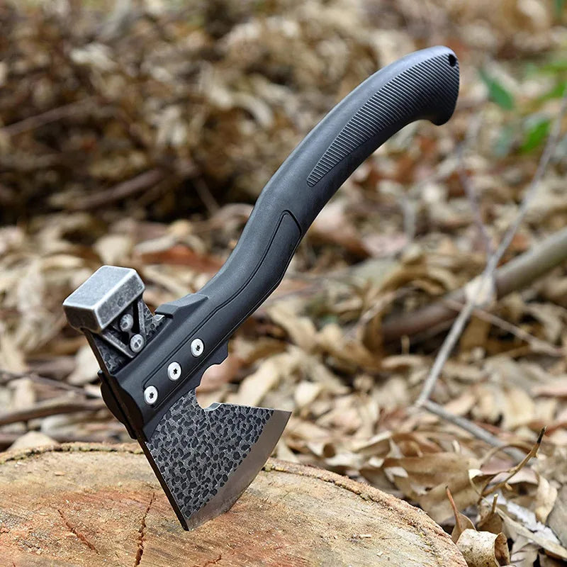 Multifunction Axe Portable Tomahawk Fire Rescue Axe Hammer Hunting Hatchet Survival Ax Camping Tool Outdoor Jungle Pocket Knife