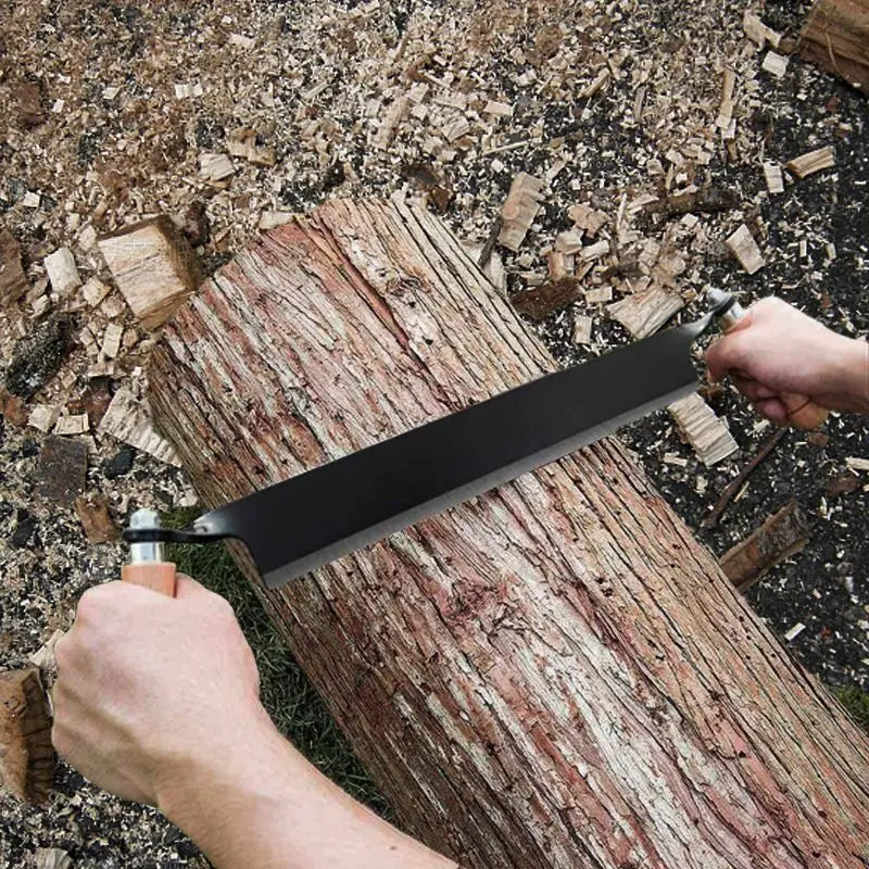 8''/10 Inch Portable Woodworking Draw Knife Bark Scraper Curved/Straight Debarking Hand Scraper Portable Draw Knife