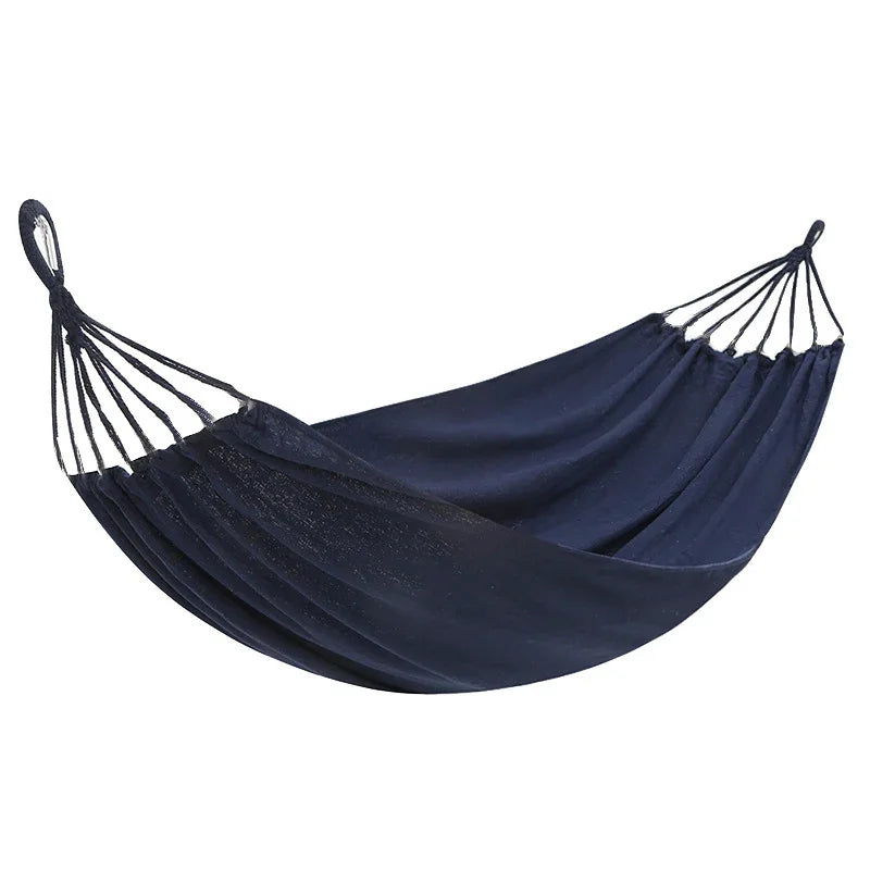 Hammock Outdoor Swing Summer Camping Anti-rollover Home Use upgrade Hammock (with wood retractor)