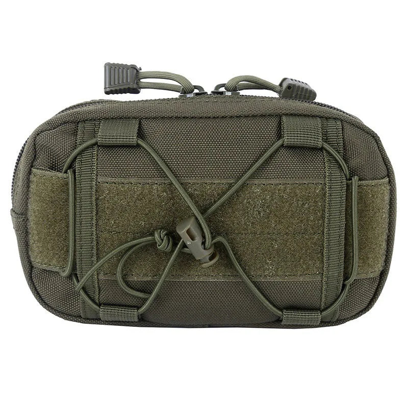 Molle Horizontal Admin tactical bag Compact 1000D Utility Edc Tool Gear Gadget Waist Bag Organizer Caming Molle Pouch