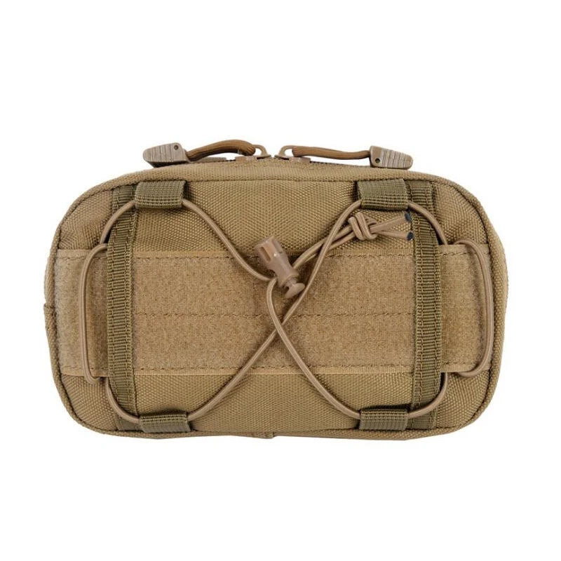 Molle Horizontal Admin tactical bag Compact 1000D Utility Edc Tool Gear Gadget Waist Bag Organizer Caming Molle Pouch